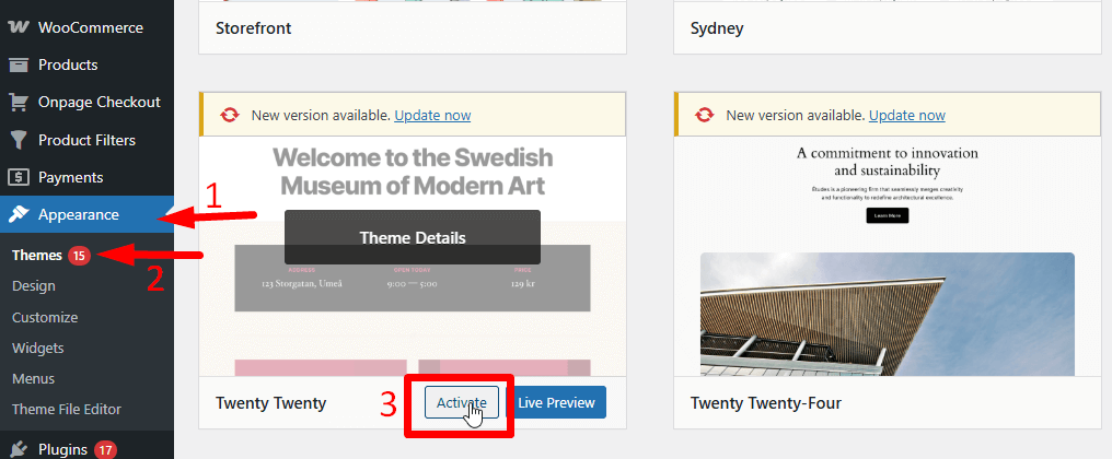 Switch to a Default Theme for Testing