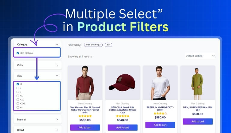 What “Multiple Select” Means in Product Filters