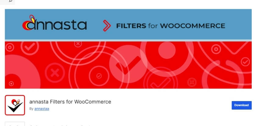 Annasta Product Filters