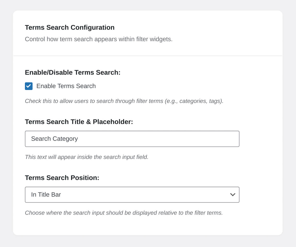 advanced ajax product filters Search